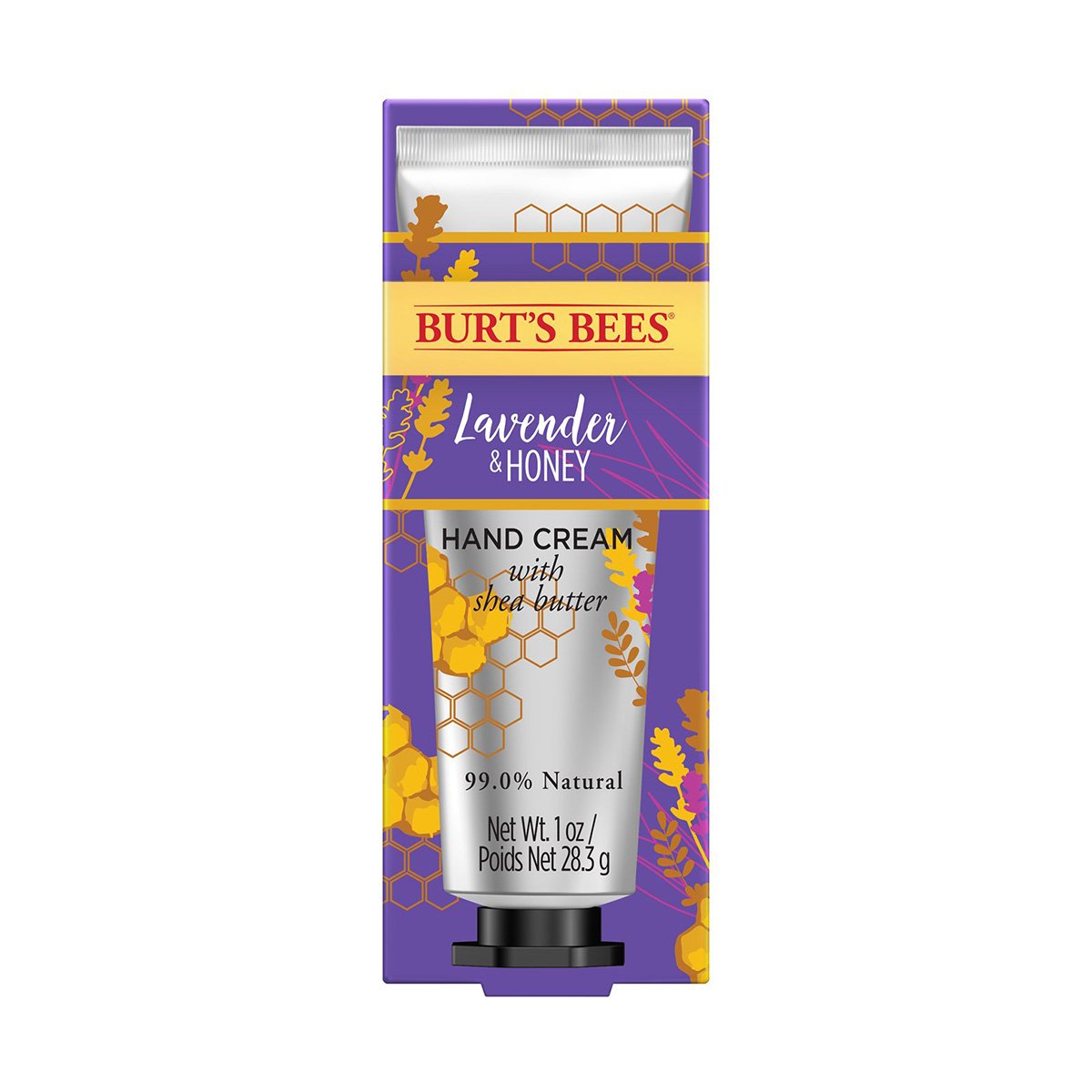 Burt's Bees Moisturising Hand Cream with Shea Butter - Lavender & Honey 28.3g