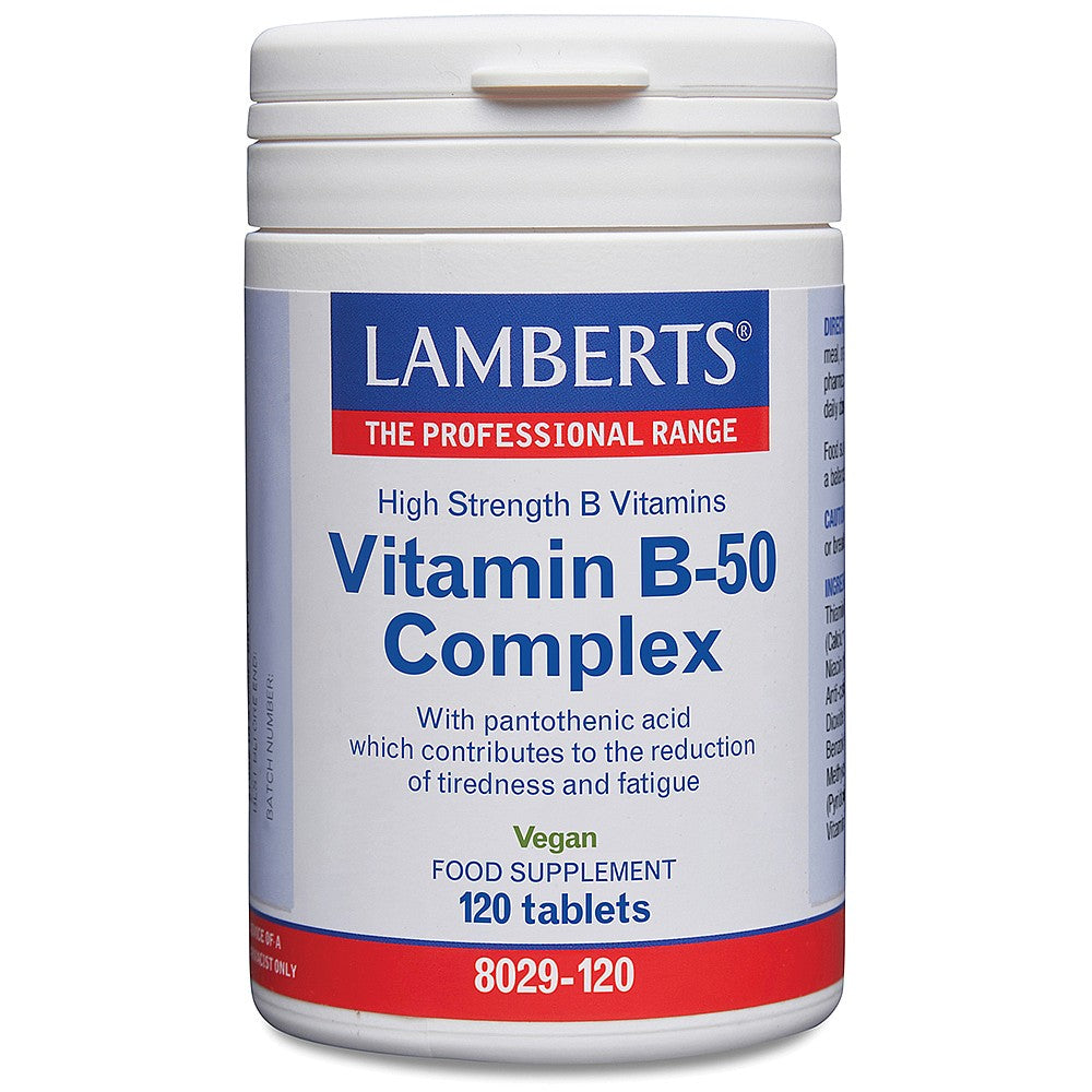 Lamberts Health Care Vitamin B-50 Complex 120 tablets