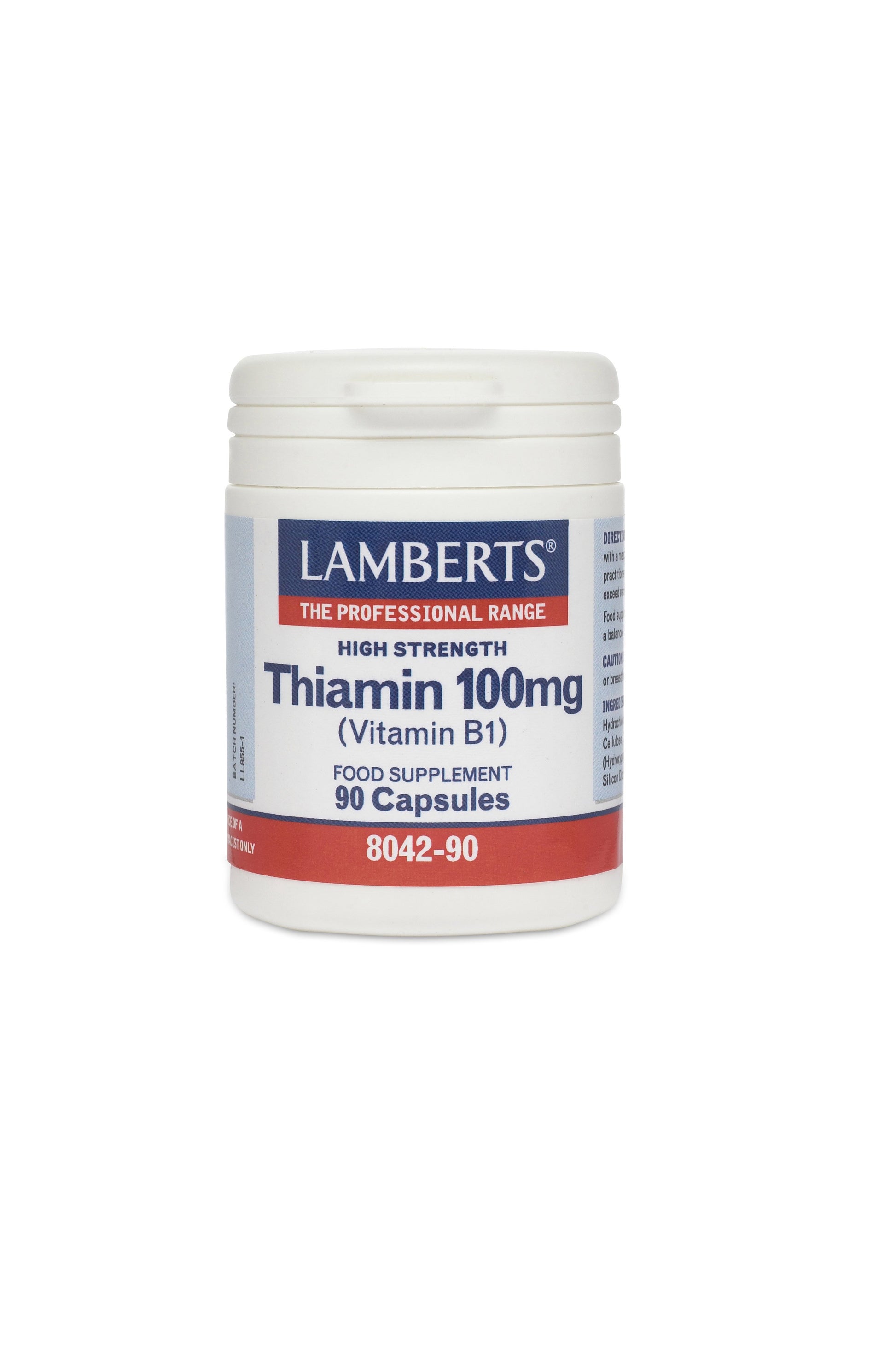 Lamberts Health Care Thiamin 100mg