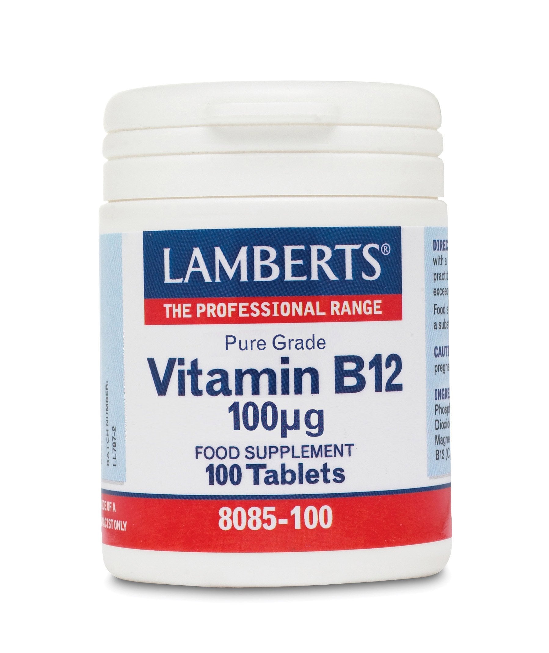 Lamberts Health Care Vitamin B12 100µg