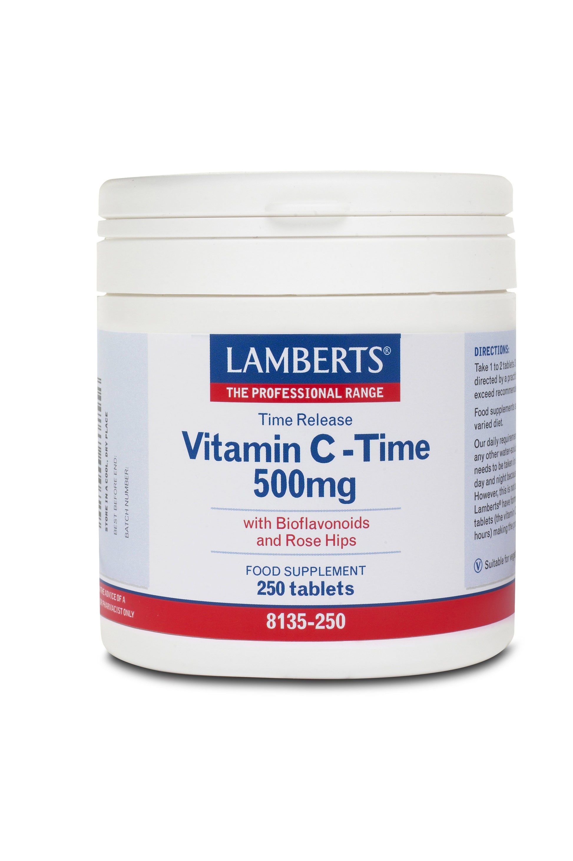 Lamberts Health Care Time Release Vitamin C 500mg
