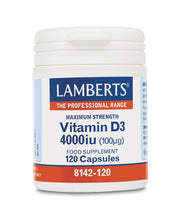 Lamberts Health Care Vitamin D3 4000iu (100µg)