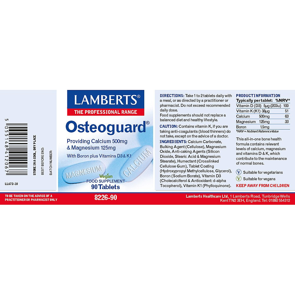 Lamberts Health Care Osteoguard® 90 tablets