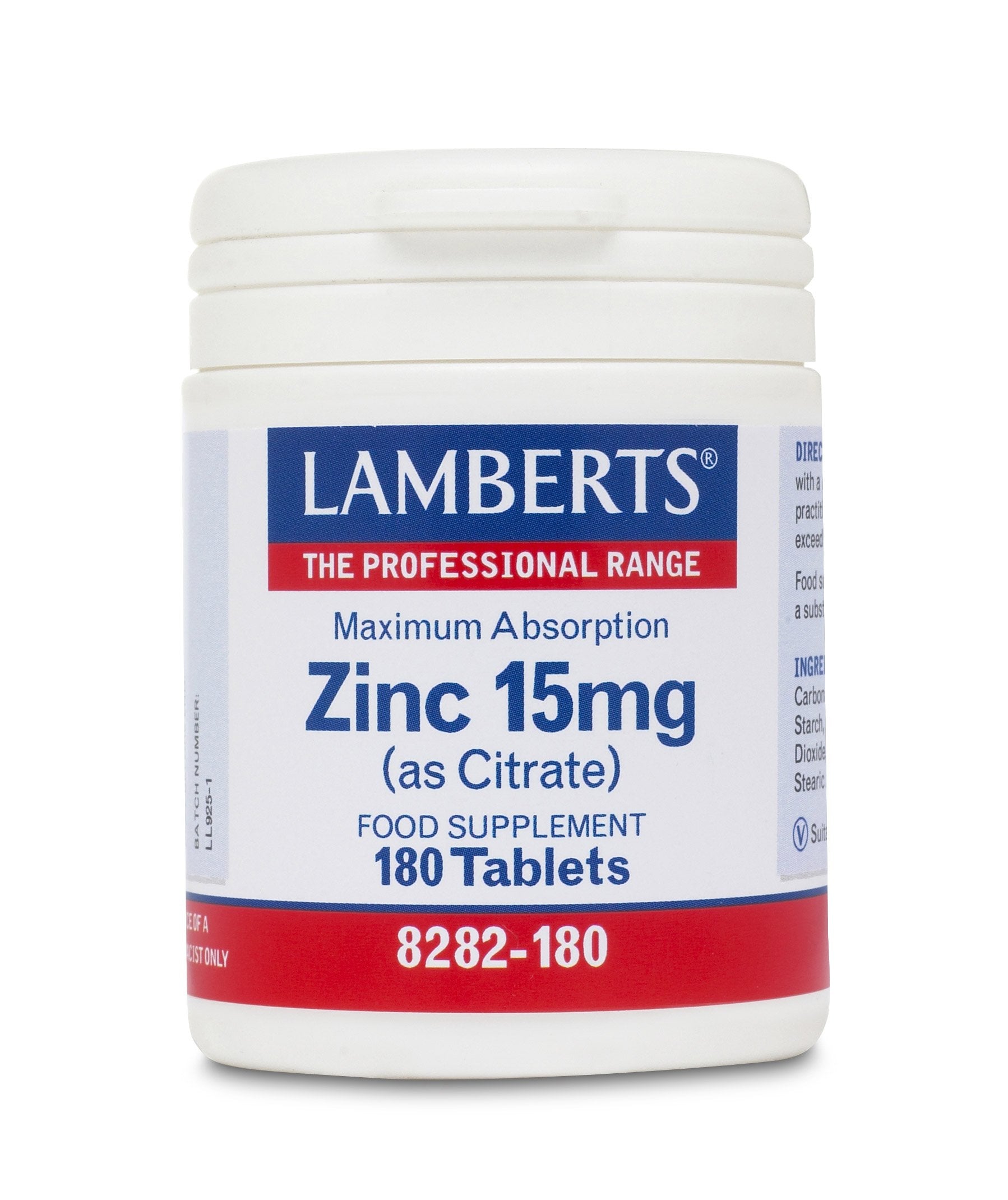Lamberts Health Care Zinc 15mg