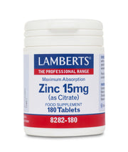 Lamberts Health Care Zinc 15mg