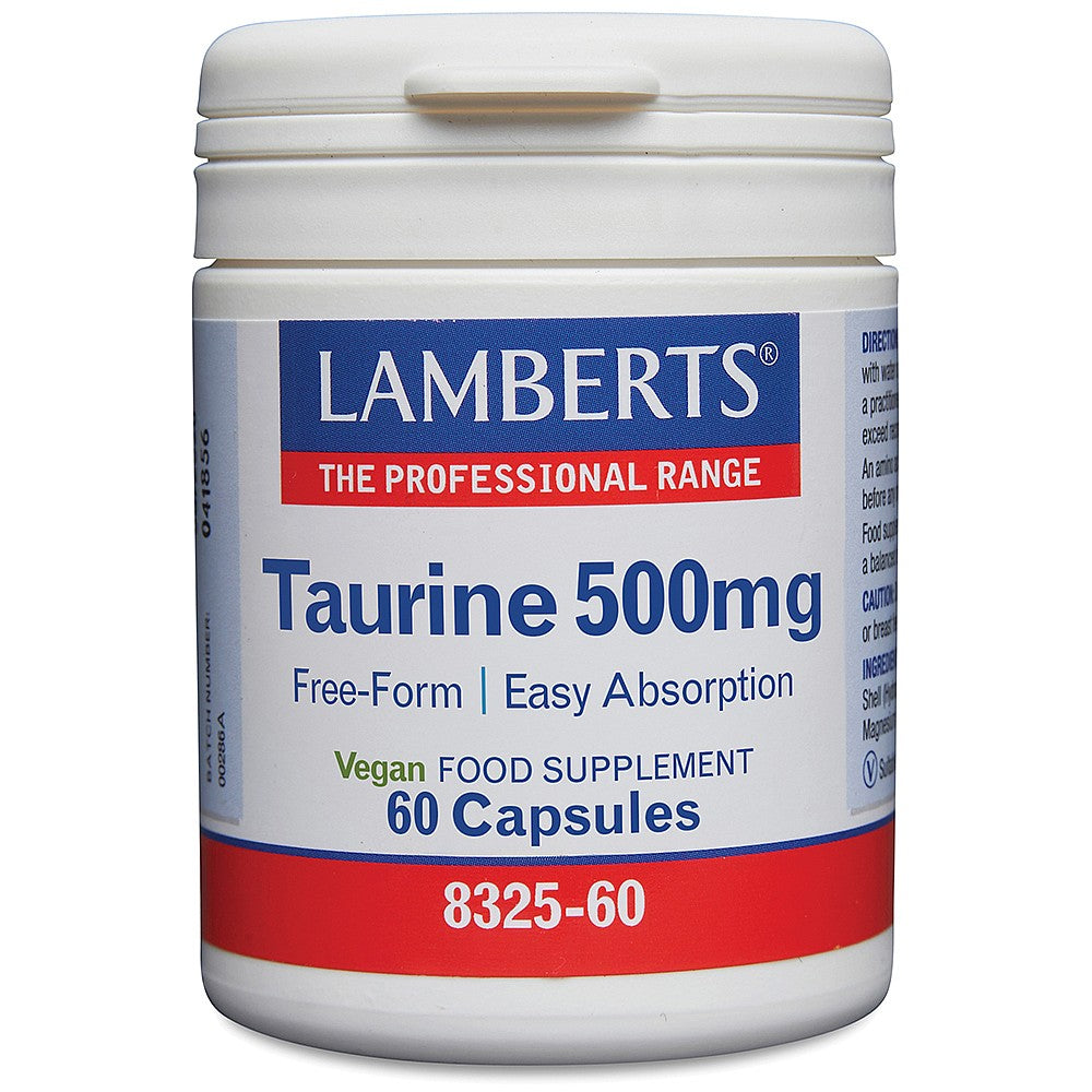 Lamberts Health Care Taurine 500mg