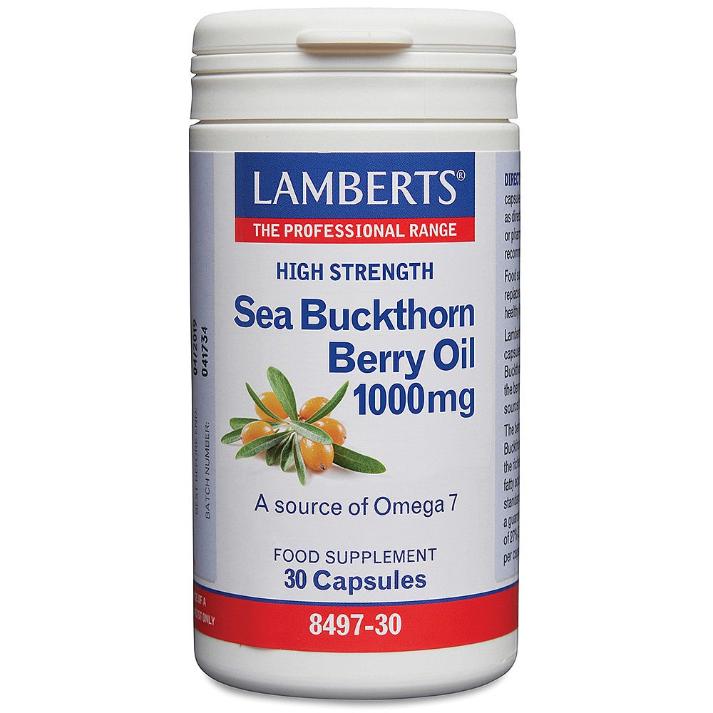 Lamberts Health Care Sea Buckthorn Berry Oil 1000mg 30 Capsules