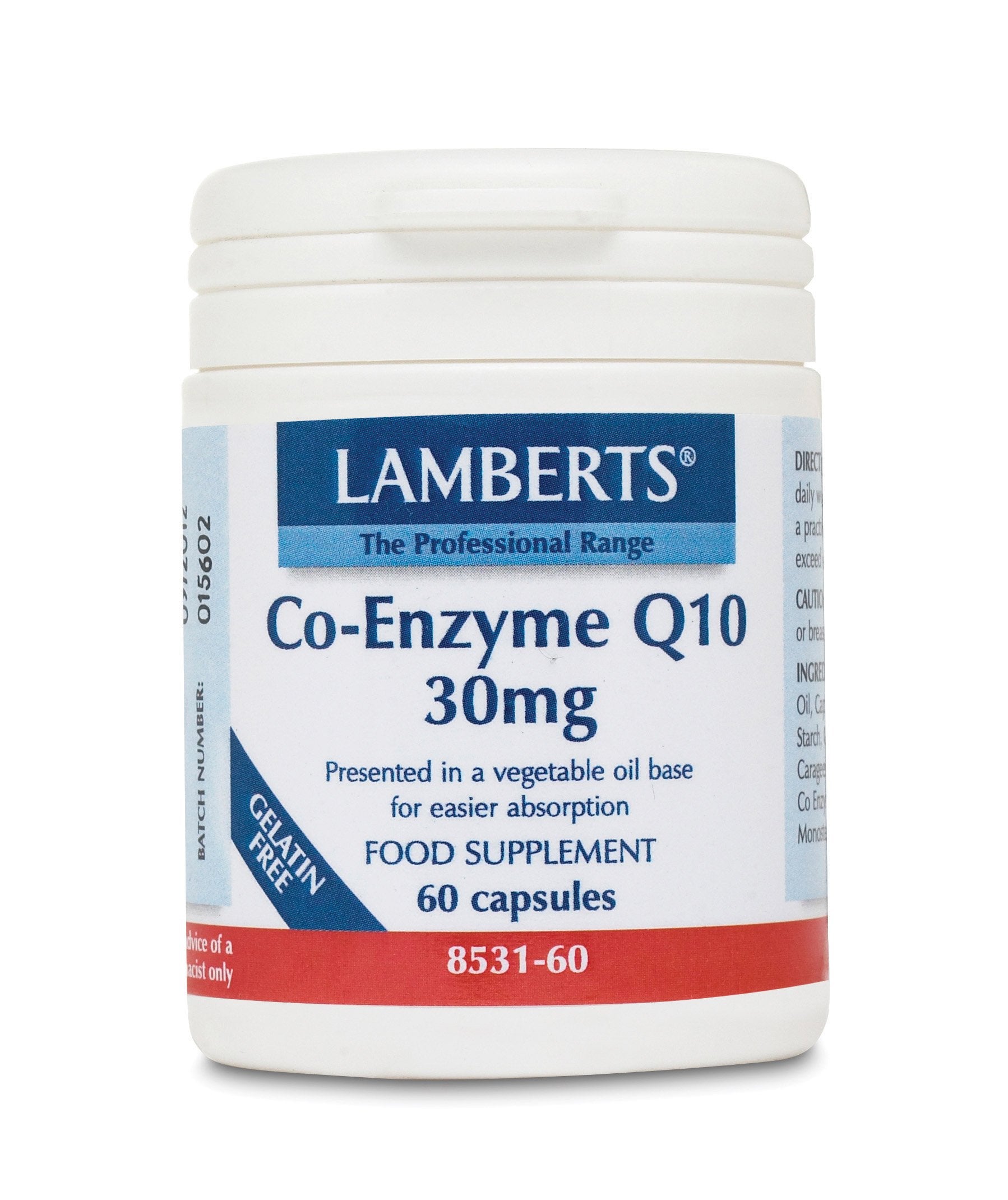 Lamberts Health care Co-Enzyme Q10 30mg              