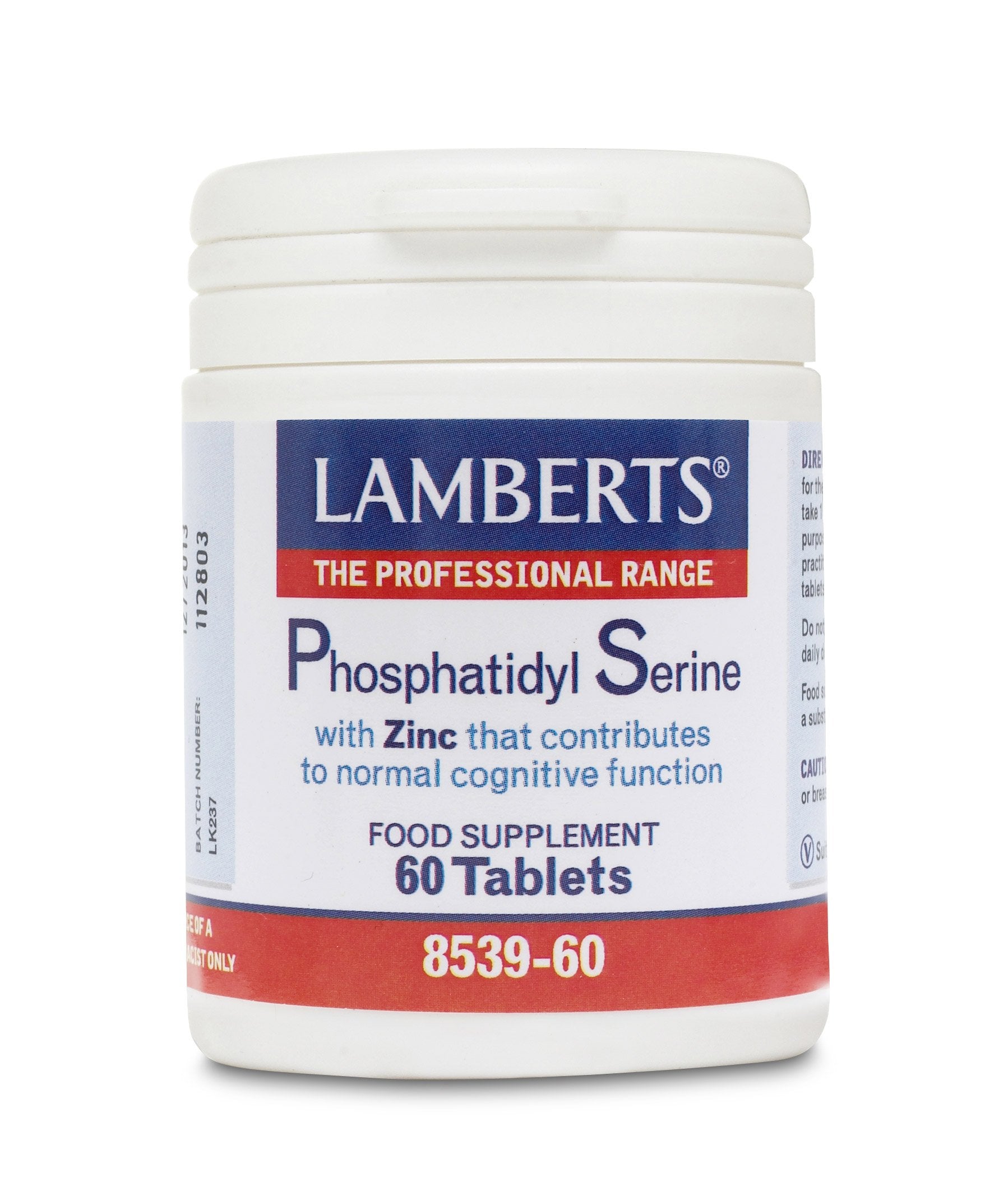 Lamberts Health Care Phosphatidyl Serine 100mg