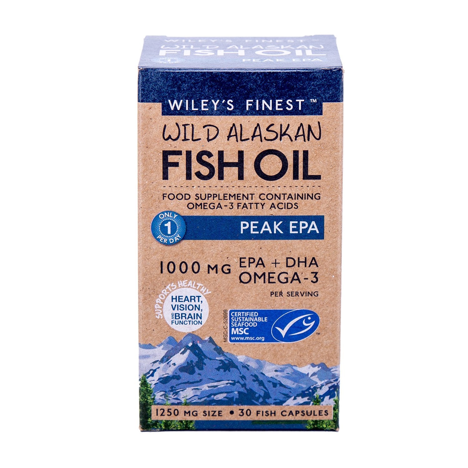 Wiley's Finest Peak EPA 30 Softgels 