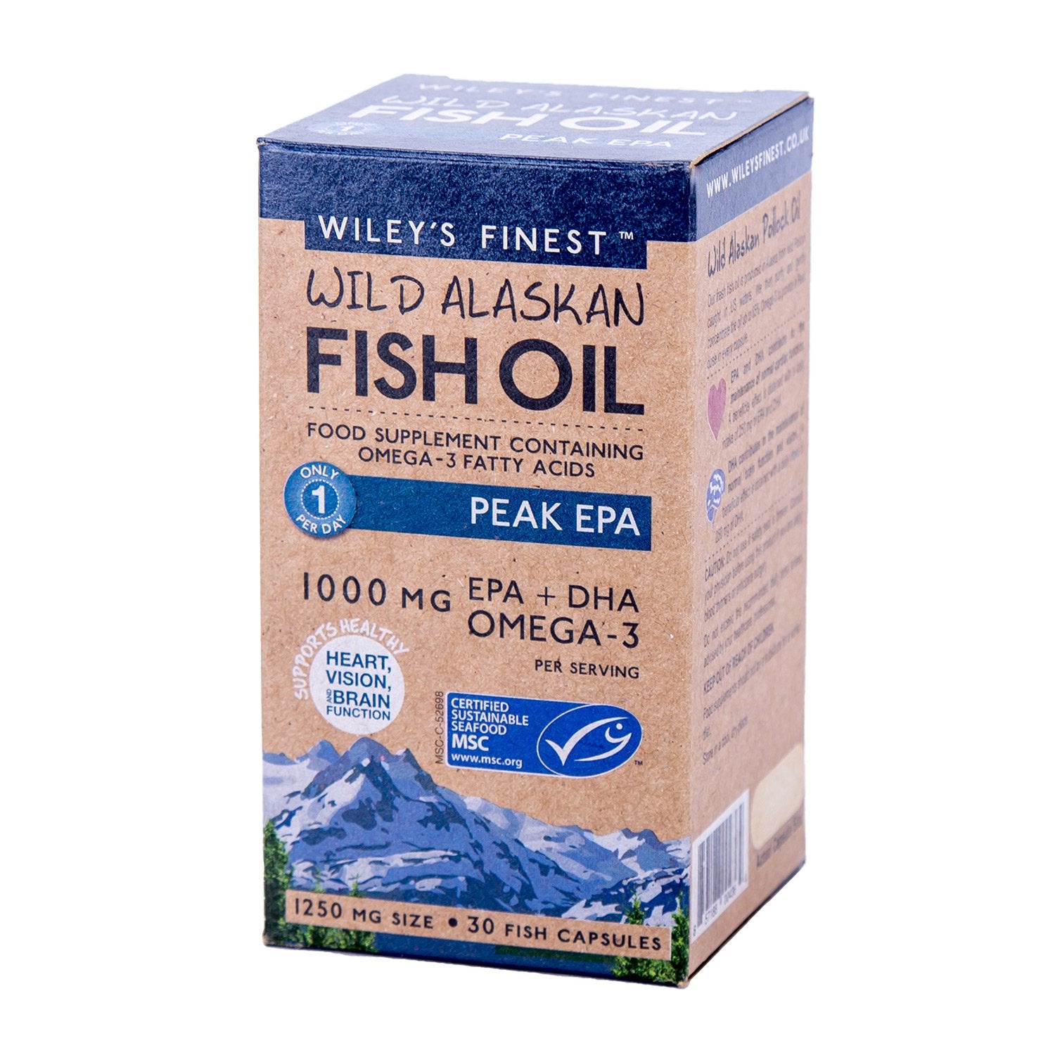 Wiley's Finest Peak EPA 30 Softgels 