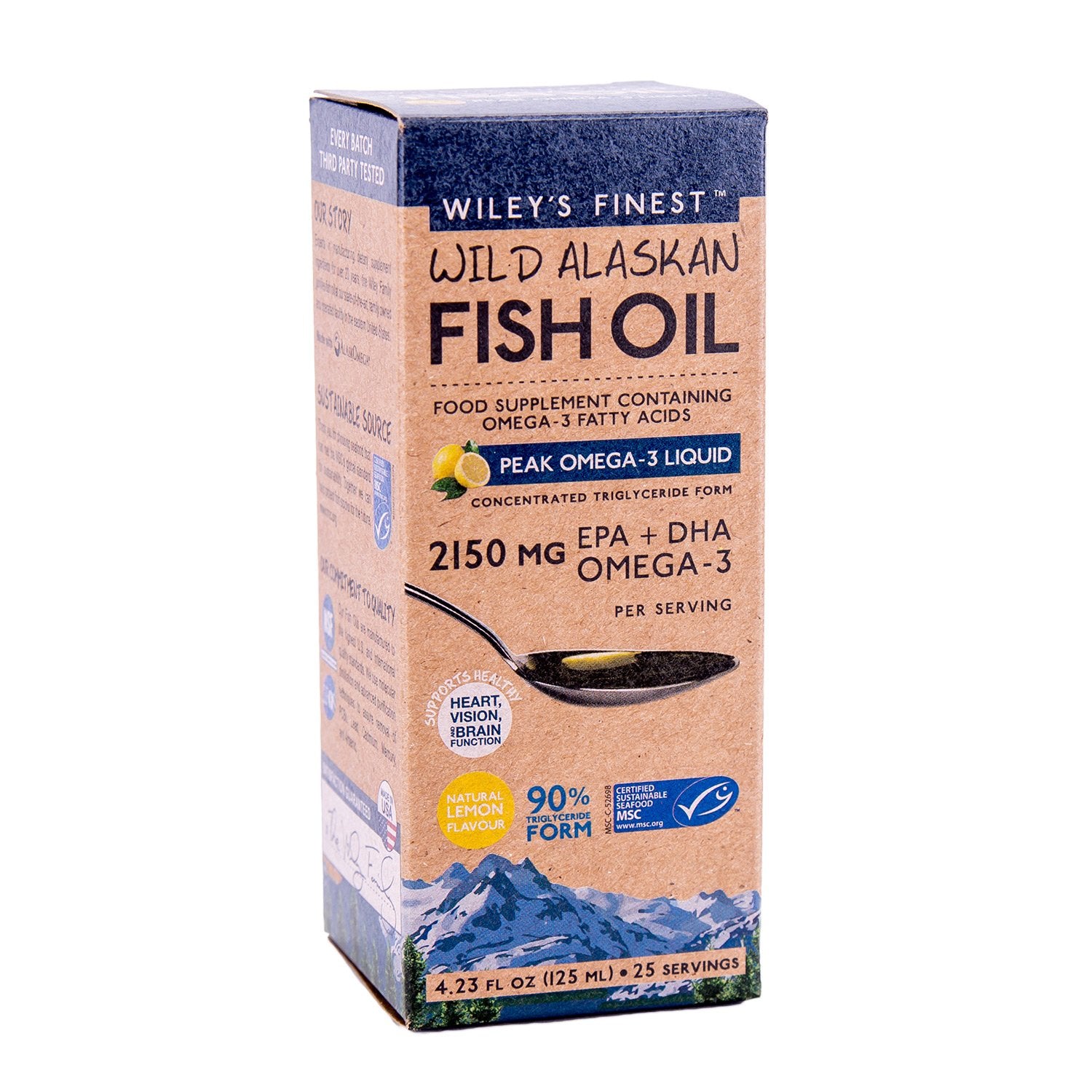 Wiley's Finest Peak Omega-3 Liquid 25 Servings