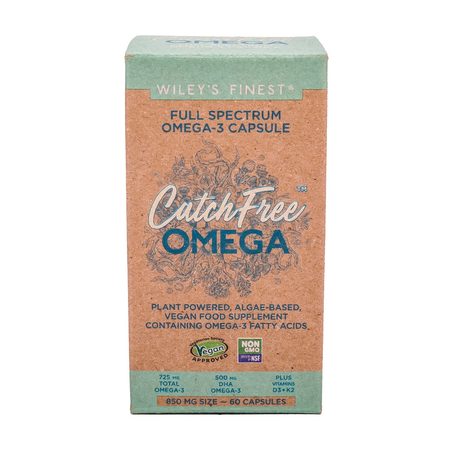 Wiley's Finest CatchFree: Full Specturm Omega-3 60 softgels 