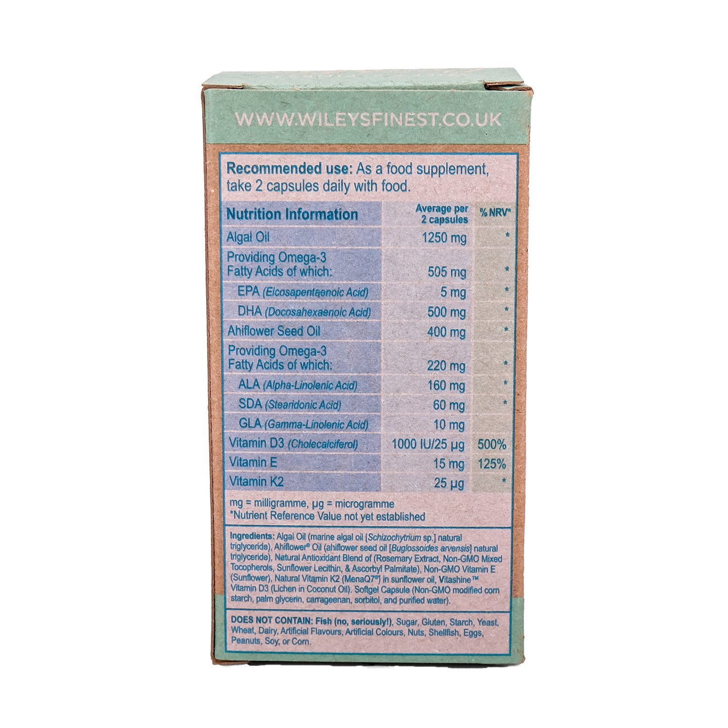 Wiley's Finest CatchFree: Full Specturm Omega-3 60 softgels 