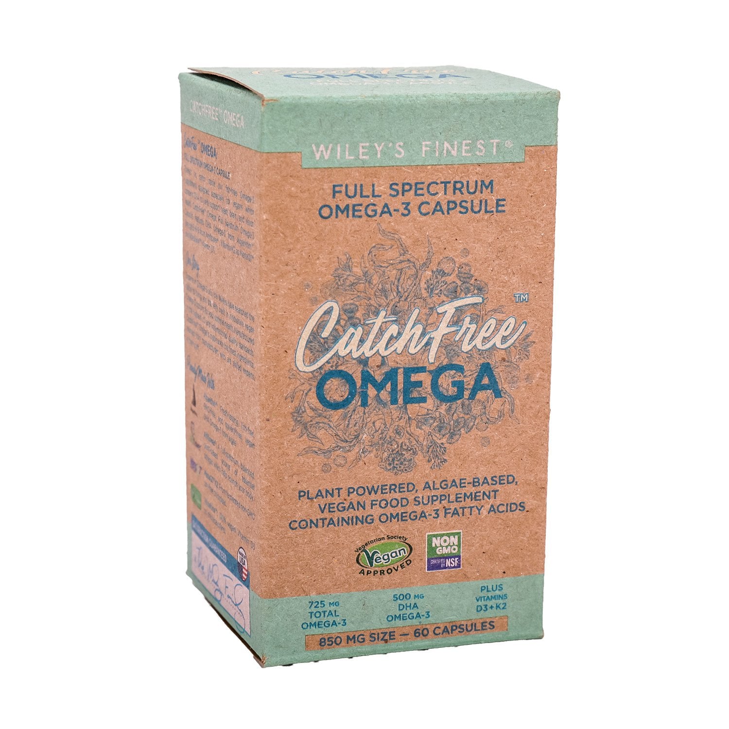 Wiley's Finest CatchFree: Full Specturm Omega-3 60 softgels 