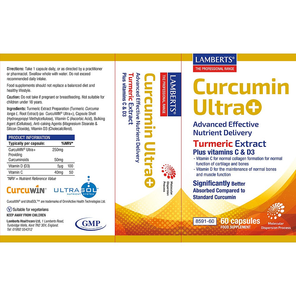 Lamberts Health Care Curcumin Ultra +