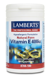 Lamberts Health Care Natural Vitamin E 400iu