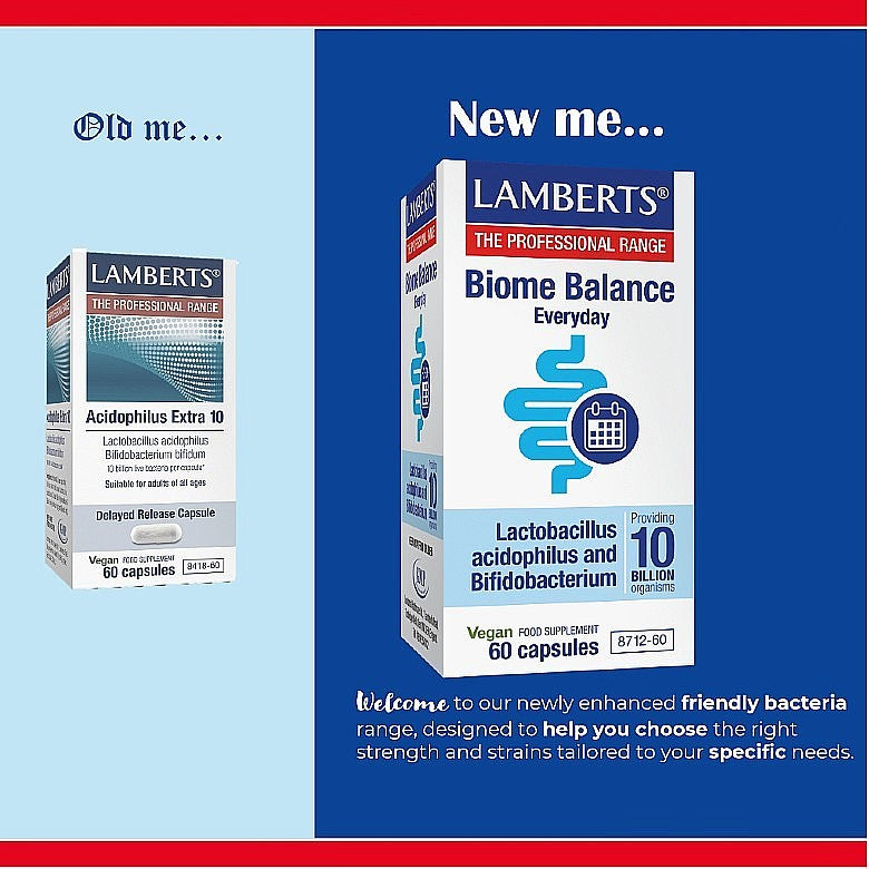 Lamberts Health Care Biome Balance Everyday -30 capsules ((formerly Acidophilus Extra 10)