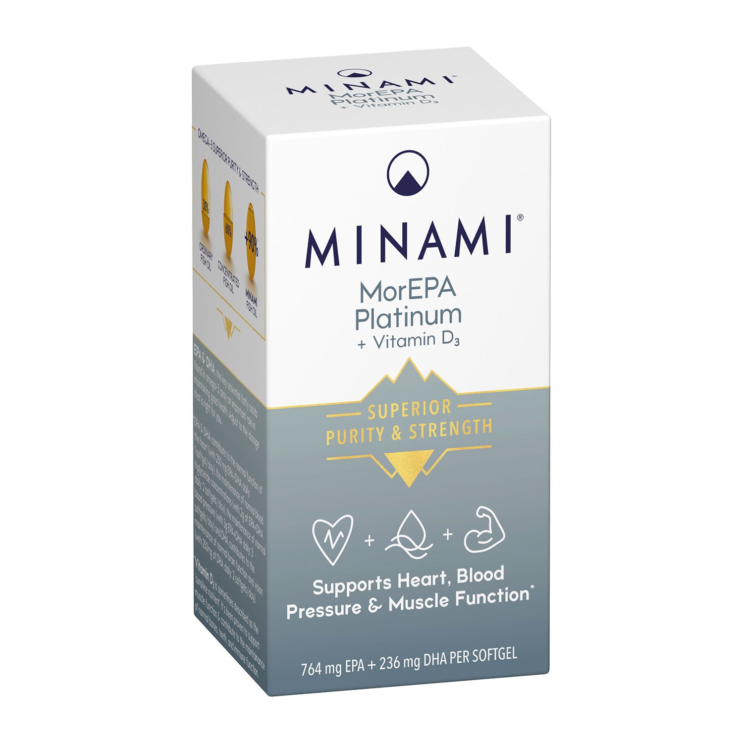 Minami MorEPA Platinum & Vitamin D3 60 Softgels