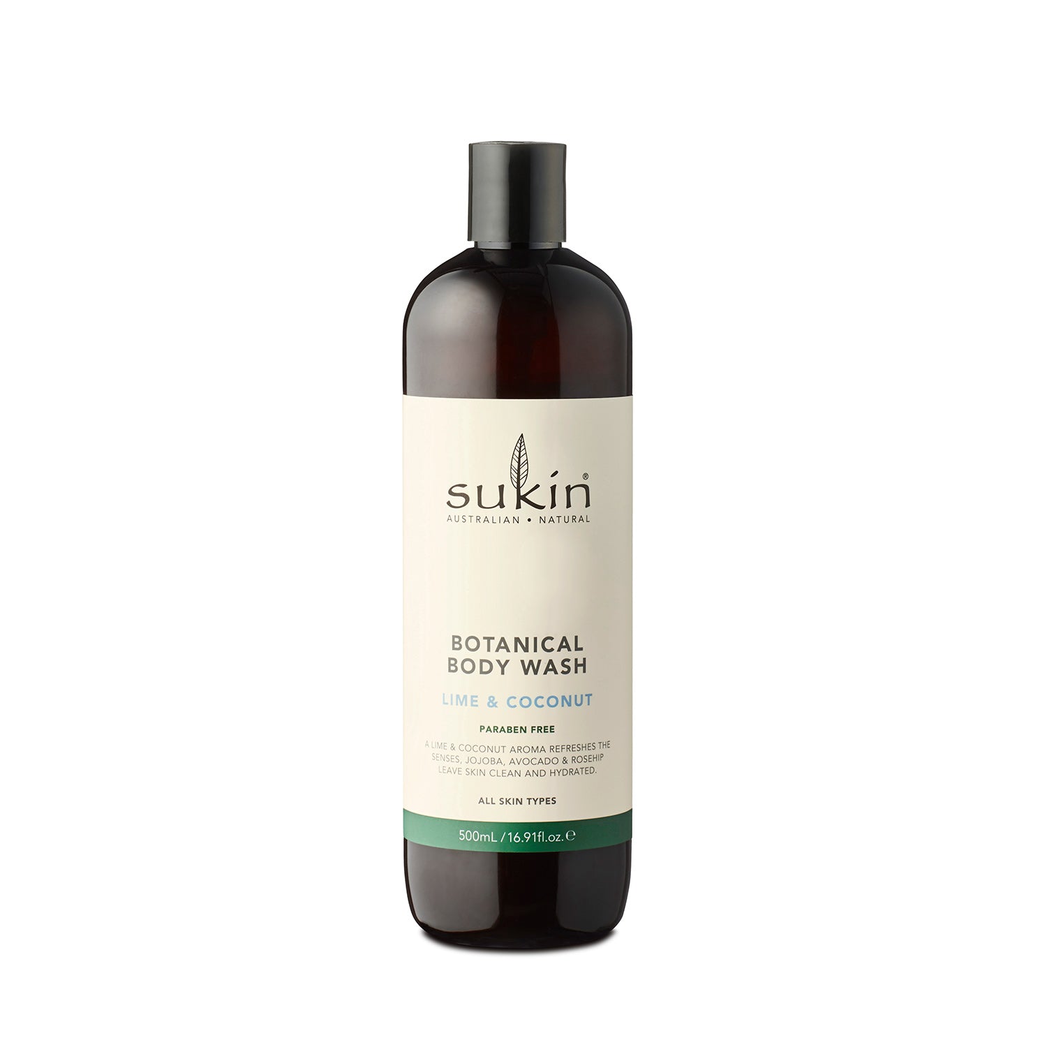 Sukin Botanical Body Wash - Lime And Coconut
