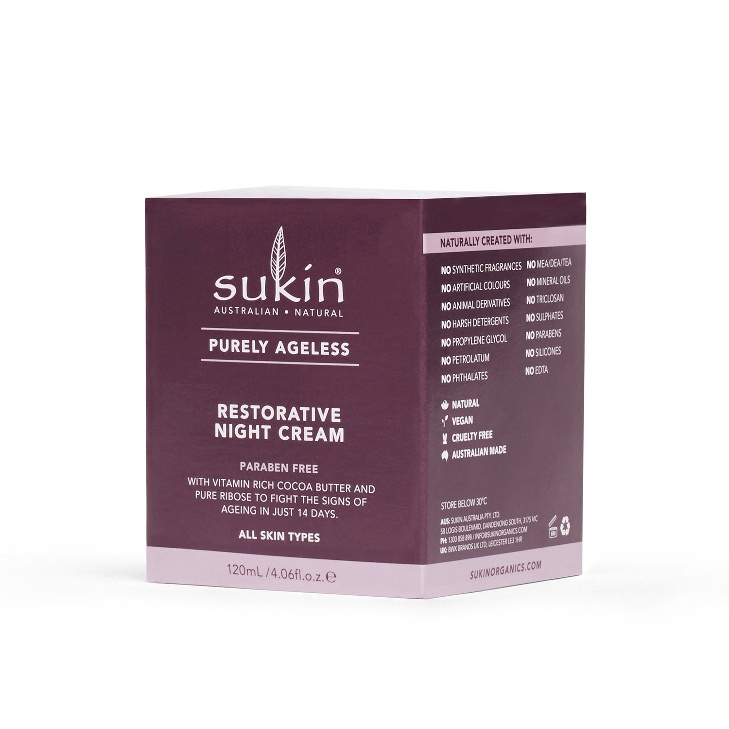 Sukin Purely Ageless Restorative Night Cream