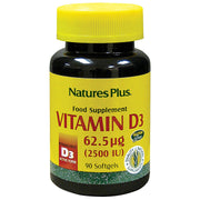 Nature's Plus Vitamin D3 2500 IU 90 Softgels