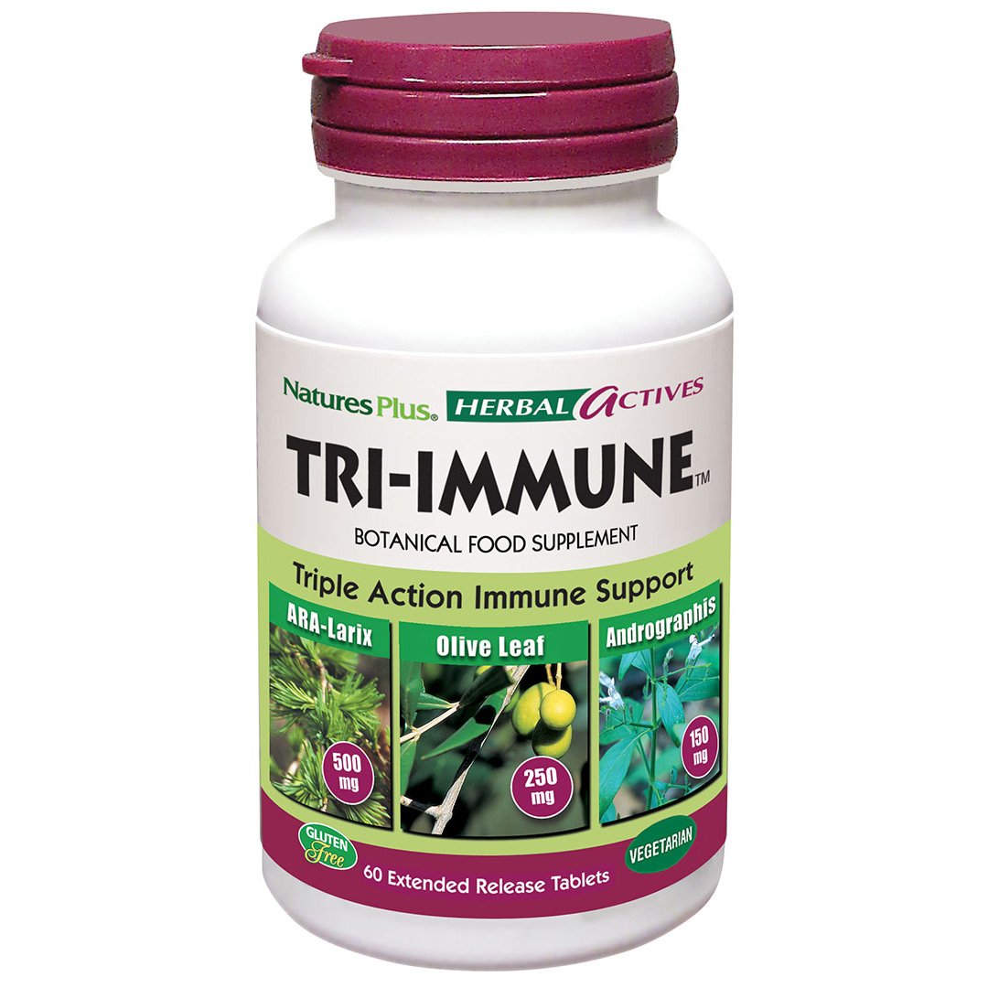 Nature's Plus Herbal Actives Tri-Immune E/R Tablets
