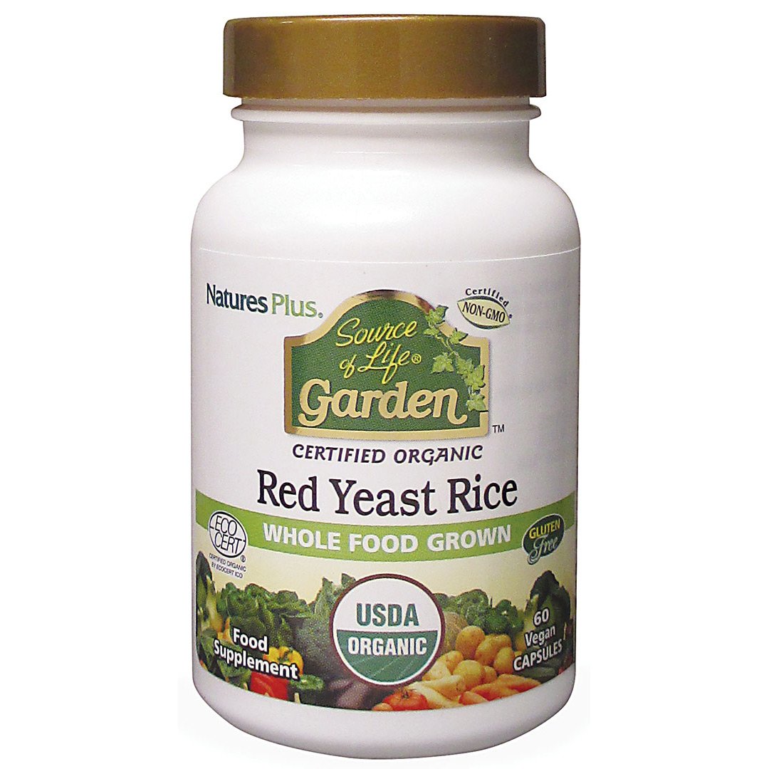 Nature's Plus Source Of Life Garden Organic Red Yeast Rice 600mg