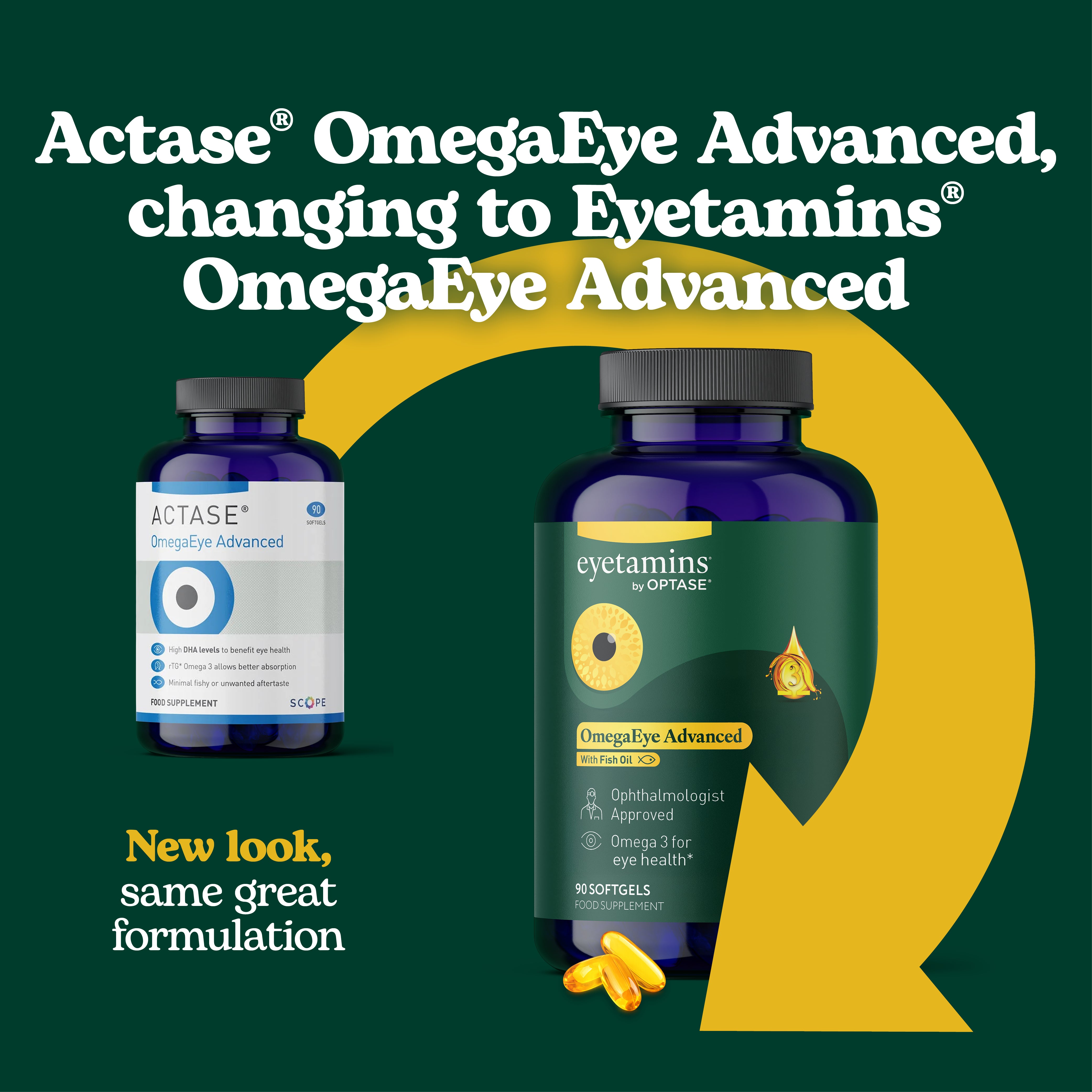 Eyetamins by Optase OmegaEye Advanced 90 softgels
