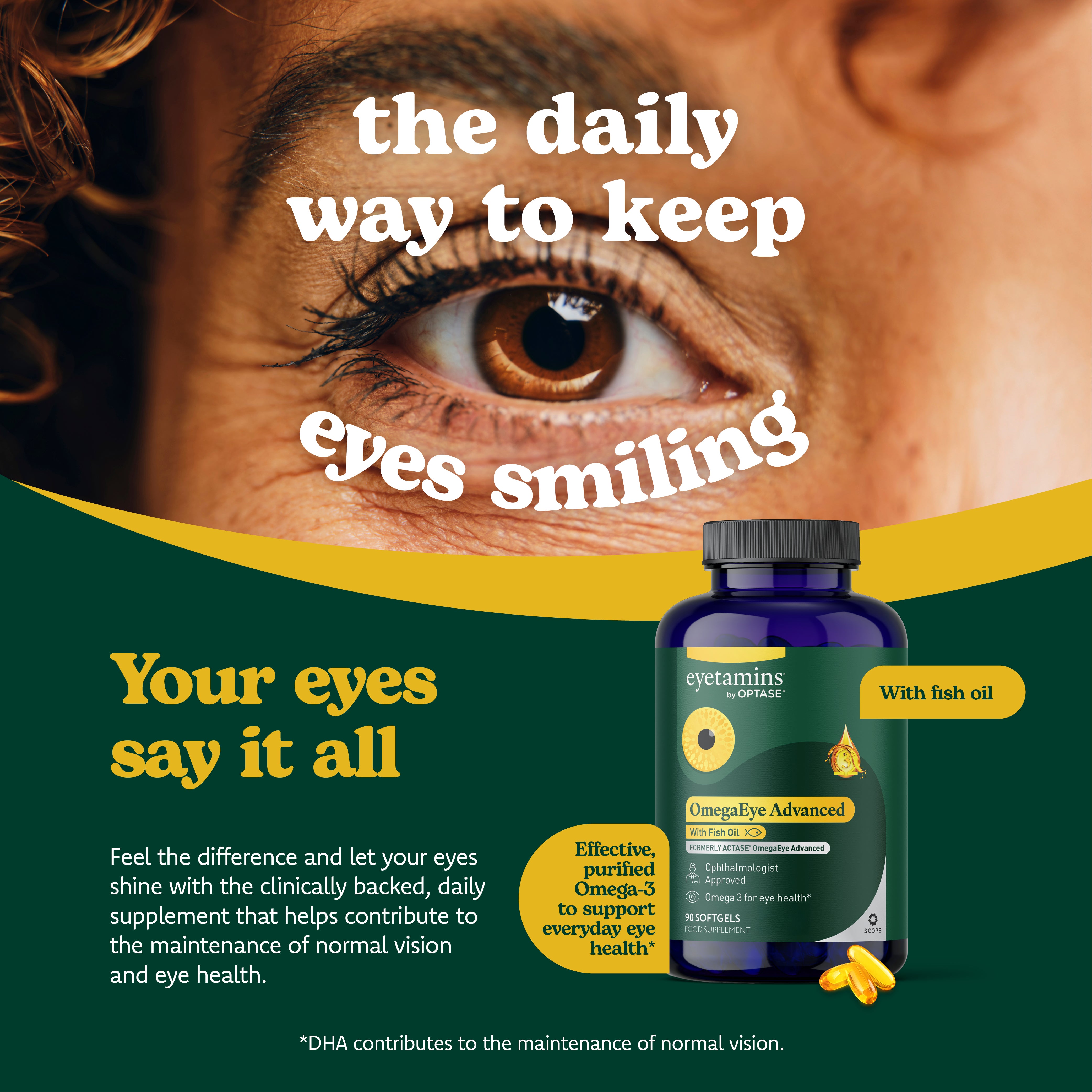 Eyetamins by Optase OmegaEye Advanced 90 softgels