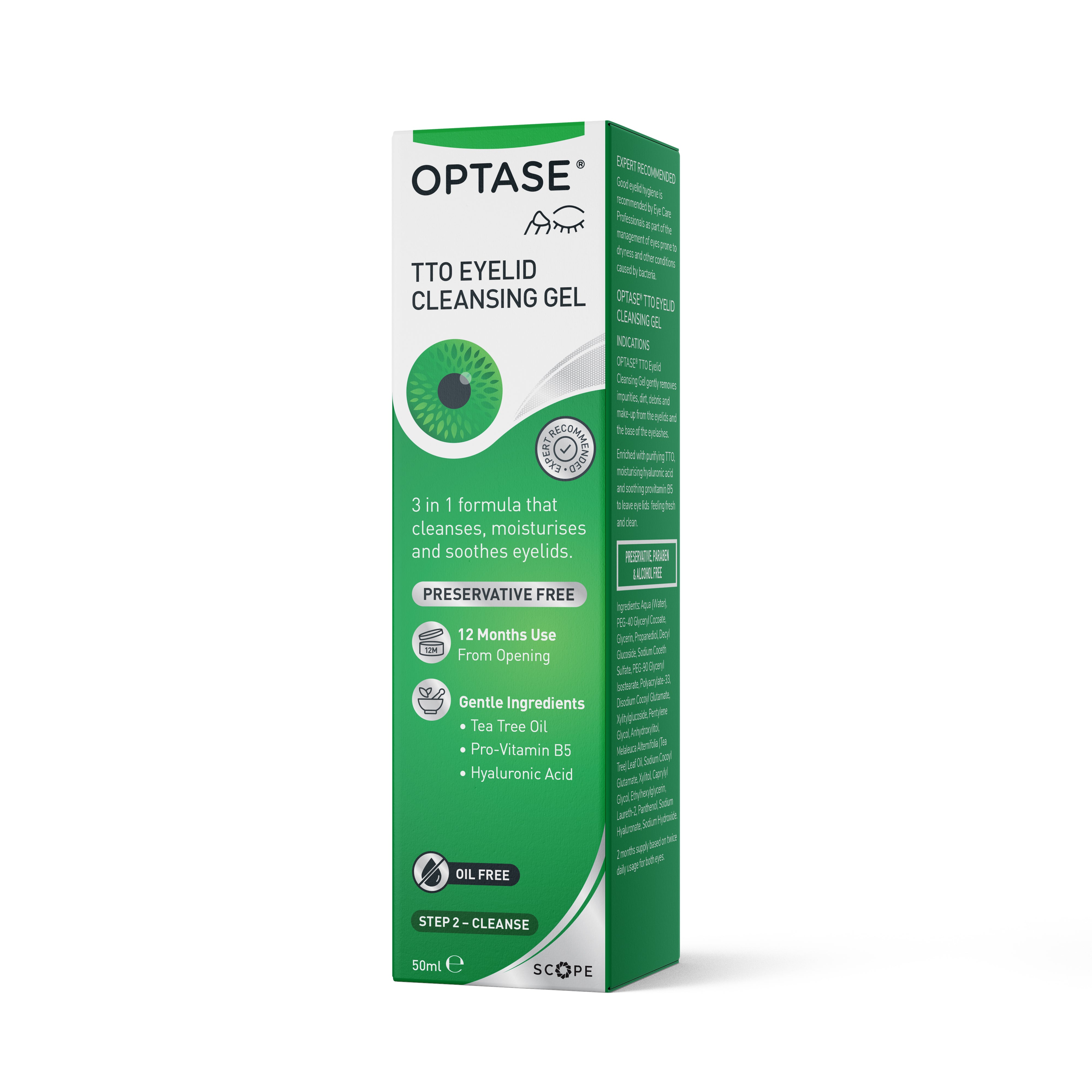 Optase Tea Tree Oil Eye Lid Cleansing Gel