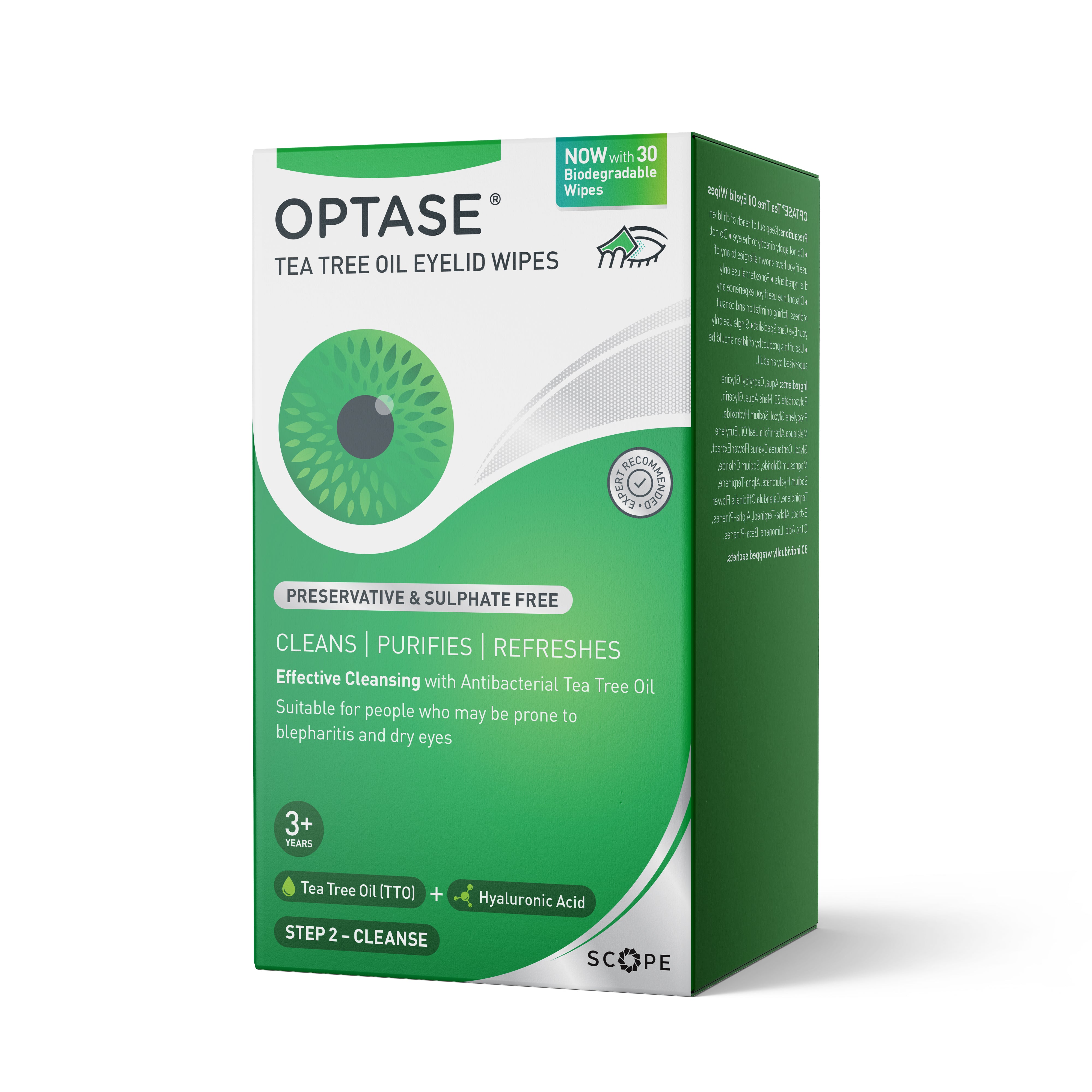 Opatse Tea Tree Oil Lid Wipes