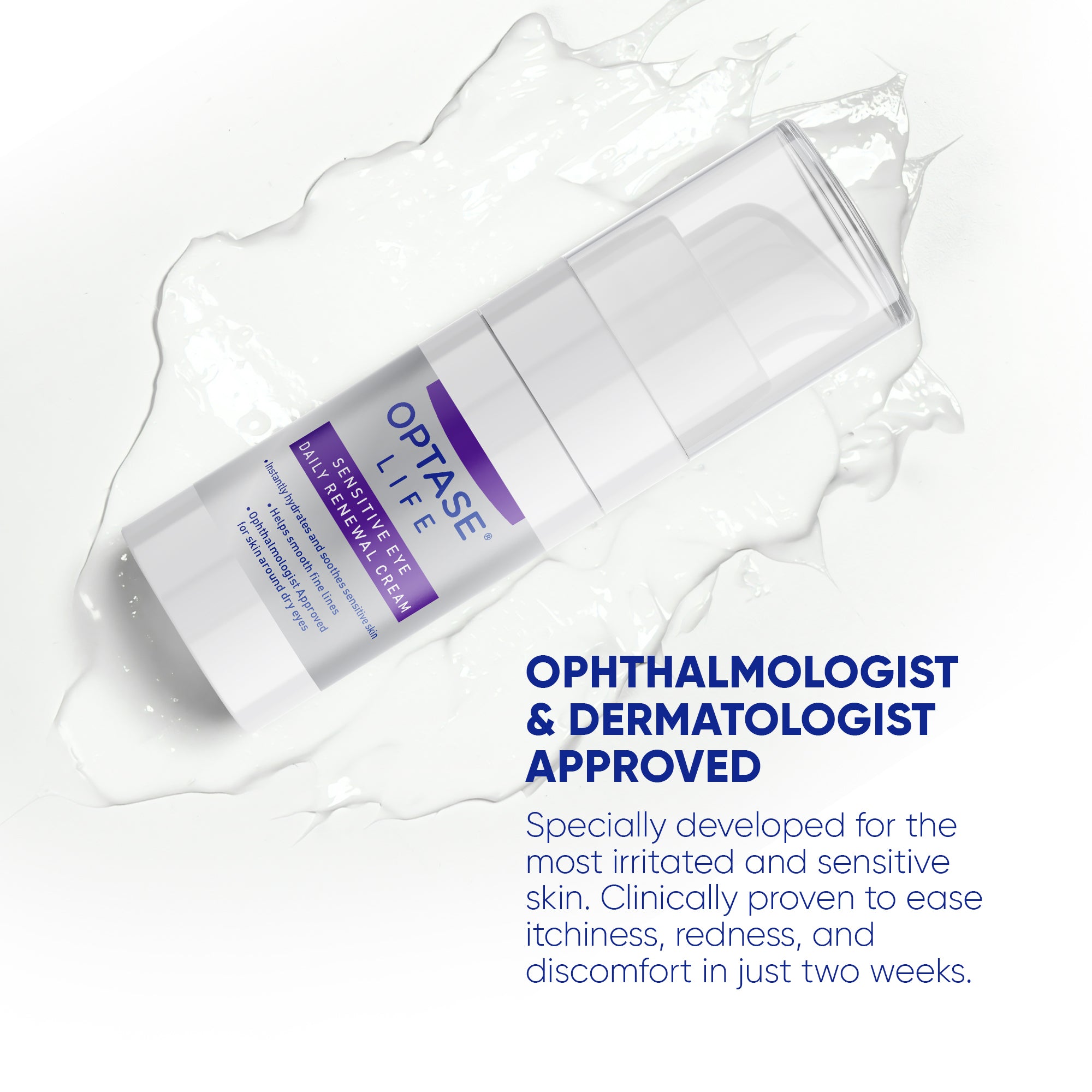 Optase Life Sensitive Eye Daily Renewal Cream 15ml