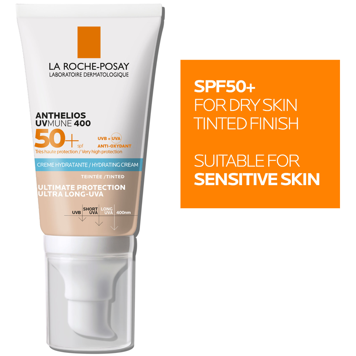 La Roche-Posay Anthelios UVMUNE 400 Tinted Hydrating Cream SPF50
