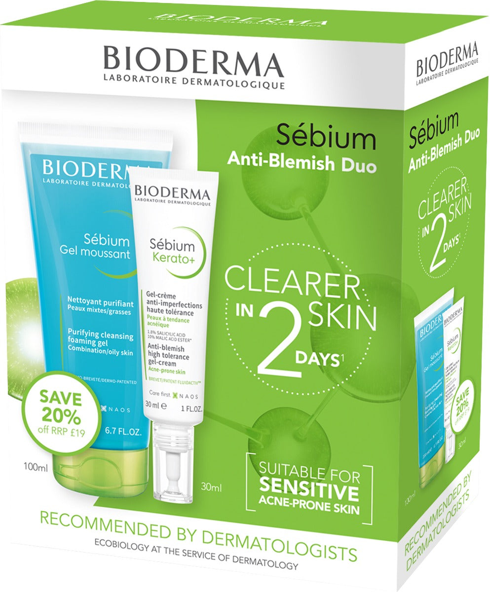 Bioderma Sebium Anti-Blemish Duo For Acne-Prone Skin