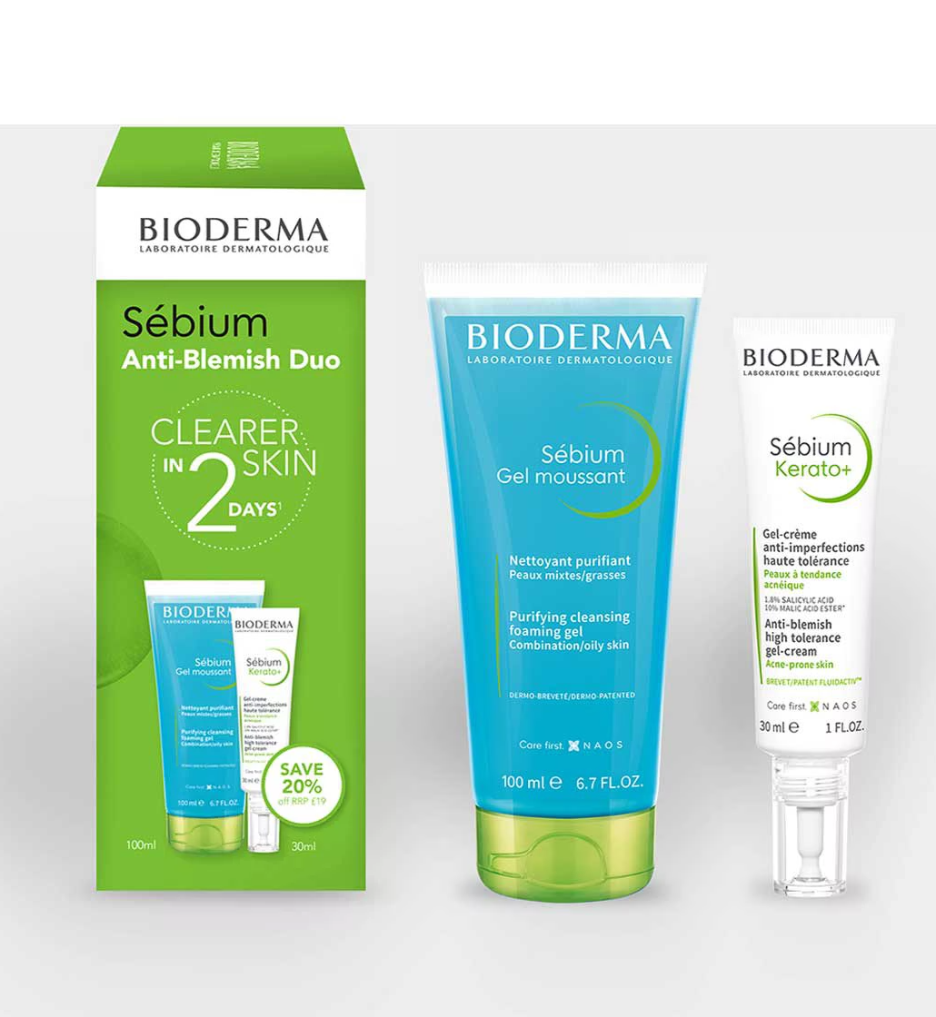 Bioderma Sebium Anti-Blemish Duo For Acne-Prone Skin