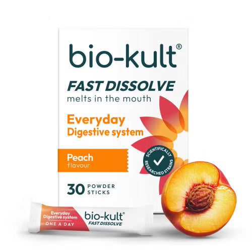 Bio-Kult Everyday Fast Dissolve Probiotic Powder Sticks Peach 30