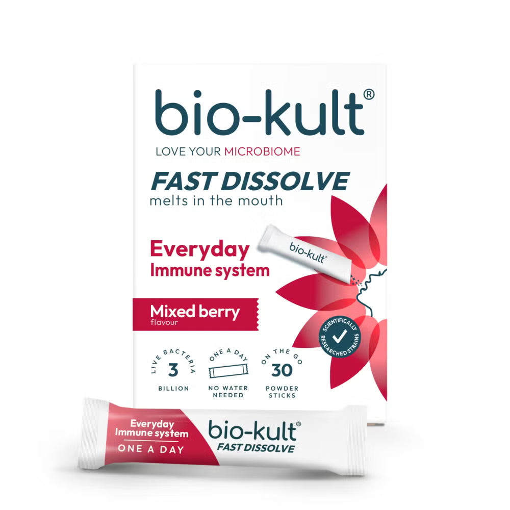 Bio-Kult Everyday Fast Dissolve Probiotic Powder Sticks, Mixed Berry, 30