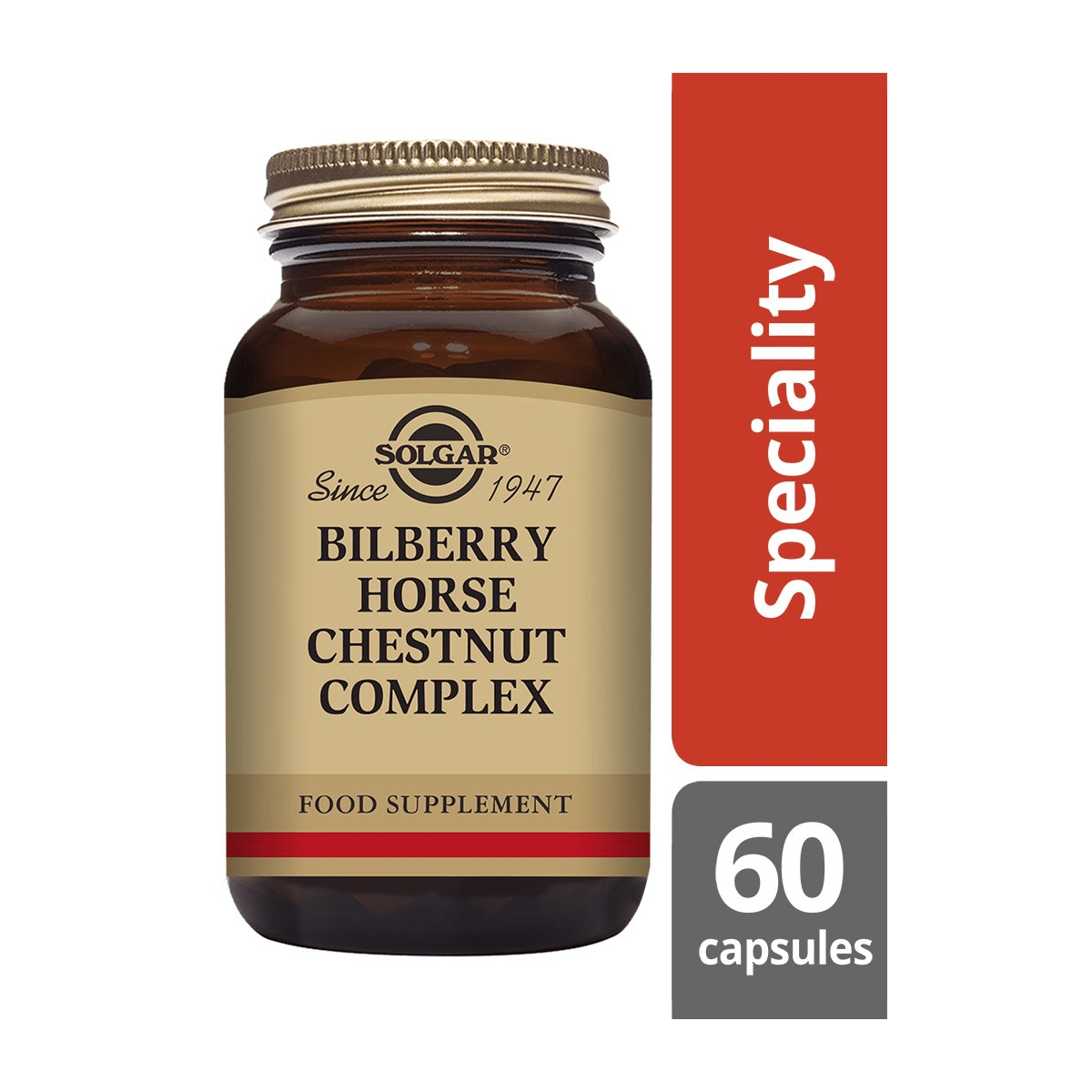 Solgar Bilberry Horse Chestnut Complex Vegetable Capsules