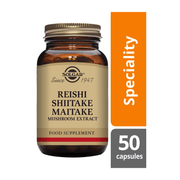 Solgar Reishi Shiitake Maitake Mushroom Extract Vegetable Capsules