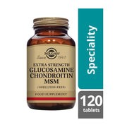 Solgar Extra Strength Glucosamine Chondroitin MSM Tablets (Shellfish-Free)