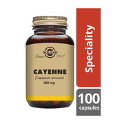 Solgar Cayenne 520 mg Vegetable Capsules