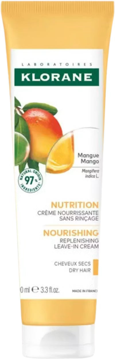Klorane Nourishing Leave-In Cream with Mango for Dry Hair 100ml