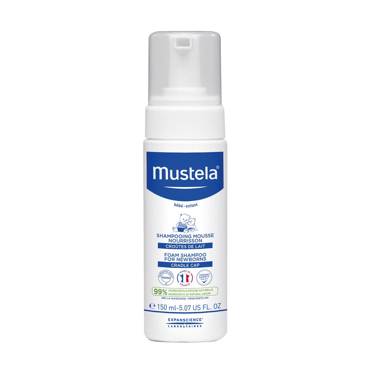 Mustela Foam Shampoo For New Borns 150ml