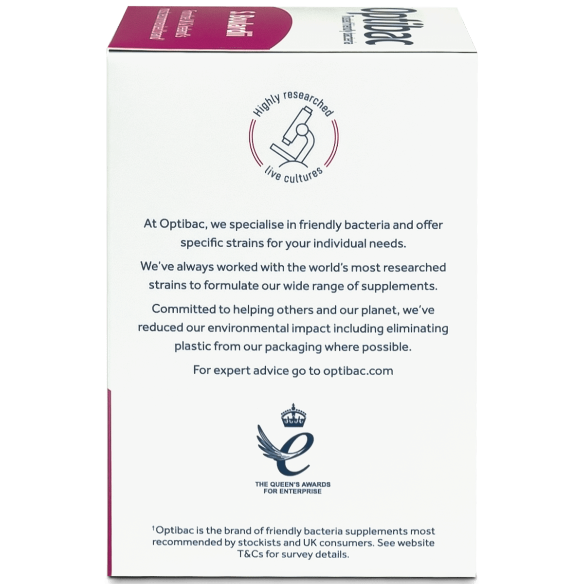 OptiBac Probiotics Saccharomyces Boulardii 40 Capsules