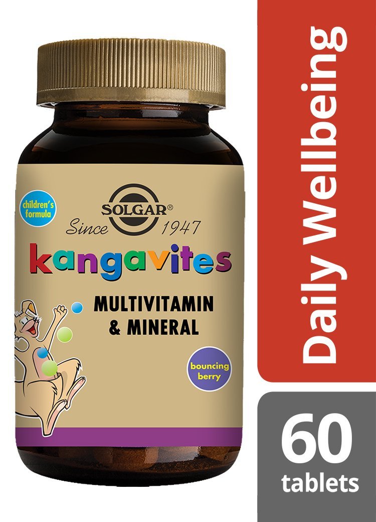 Solgar Kangavites(R) Multivitamin & Mineral Chewable Tablets Bouncing Berry