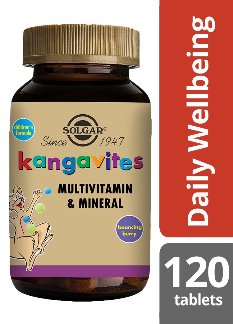 Solgar Kangavites(R) Multivitamin & Mineral Chewable Tablets Bouncing Berry
