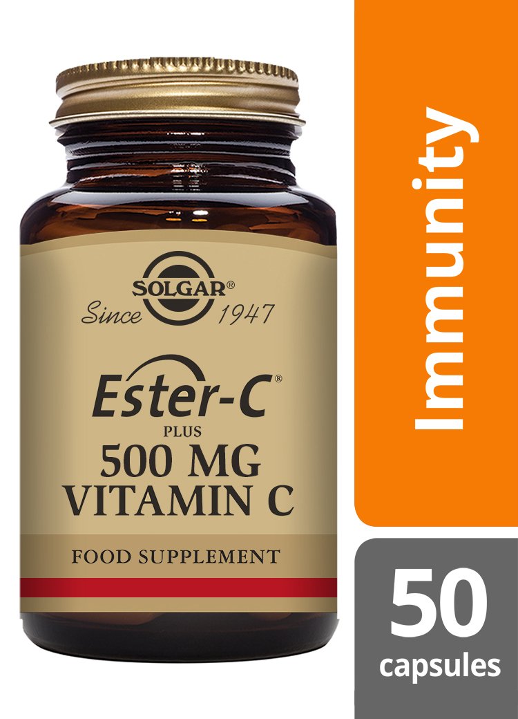 Solgar Ester-C(R) Plus 500 mg Vitamin C Vegetable Capsules