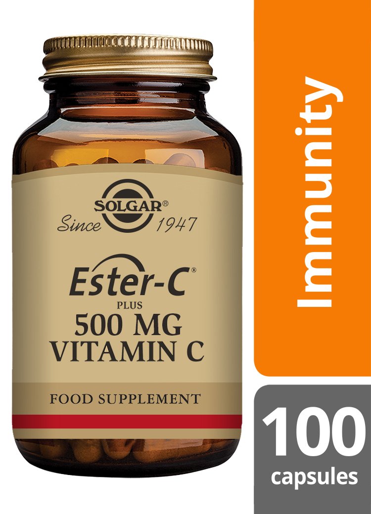 Solgar Ester-C(R) Plus 500 mg Vitamin C Vegetable Capsules