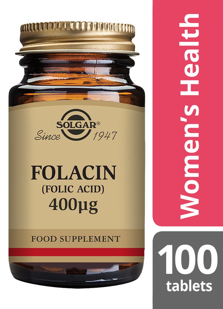 Solgar Folacin 400 «µg (Folic Acid) Tablets